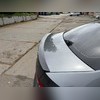 Спойлер на крышку багажника Skoda Superb 2016-2018 (чёрный)