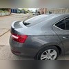 Спойлер на крышку багажника Skoda Superb 2016-2018 (чёрный)