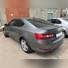 Спойлер на крышку багажника Skoda Superb 2016-2018 (чёрный)
