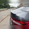 Спойлер на крышку багажника Skoda Superb 2016-2018 (чёрный)