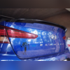 Спойлер крышки багажника Hyundai Elantra 2018-2020 (чёрный)