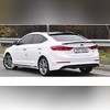 Спойлер крышки багажника Hyundai Elantra 2018-2020 (чёрный)