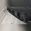 Диффузор заднего бампера BMW 5 (G30/G38) 2017-2022 (чёрный глянец)