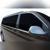 Верхние и нижние молдинги стекол Volkswagen T6.1 Multivan 2020-нв "короткая база, 1 сдвижная дверь"