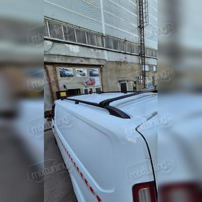 Рейлинги Ford Tourneo Custom Sport 2012-2023, длинная база (чёрные)