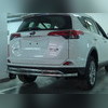 Защита заднего бампера (диаметр трубы 60/42 мм) Toyota RAV4 2015-2019