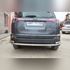 Защита заднего бампера (диаметр трубы 60/42 мм) Toyota RAV4 2015-2019