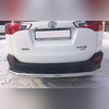 Защита заднего бампера угловая большая Toyota RAV4 2015-2019
