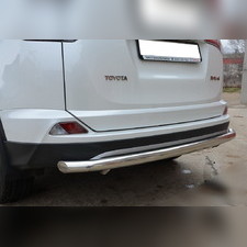 Защита заднего бампера "радиус" (диаметр трубы 60 мм) Toyota RAV4 2015-2019