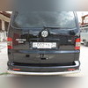 Защита заднего бампера угловая большая Volkswagen T5 Caravelle 2003-2015