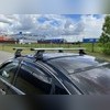 Багажник на крышу за дверной проём, модель "Крыло" Kia Spectra (с замком)