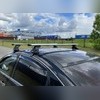 Багажник на крышу за дверной проём, модель "Крыло" Toyota Corolla 2006-2013 (с замком)