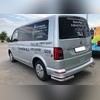 Защита заднего бампера угловая двойная Volkswagen T6.1 Transporter 2020-нв