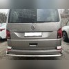 Защита заднего бампера угловая большая двойная Volkswagen T6.1 Transporter 2020-нв