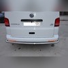 Защита заднего бампера угловая большая Volkswagen T5 Caravelle 2009-2015