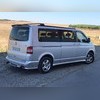 Рейлинги Volkswagen Caravelle T6 интегрированные, длинная база (черные)