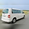 Рейлинги Volkswagen Caravelle T6.1 интегрированные, длинная база (серебристые)