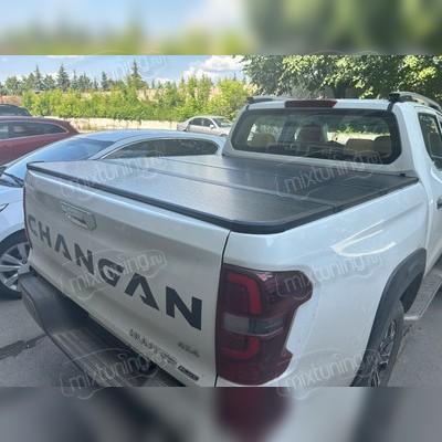 Крышка кузова трехсекционная Changan Hunter Plus 2023-нв (увеличенная первая секция, с подсветкой)
