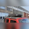 Багажник аэродинамический на крышу Jeep Wrangler 2019-нв (чёрный)