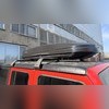 Багажник аэродинамический на крышу Jeep Wrangler 2019-нв (чёрный)