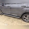 Пороги, подножки, ступени Geely Okavango 2023-нв (OEM Style)