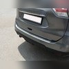 Накладка на задний бампер Nissan X-Trail 2014-2021 (шлифованная нержавеющая сталь)