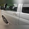 Накладки на дверные ручки Volkswagen T5 Transporter 2003-2015 (нержавеющая сталь) 2 отв. под ключ