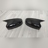 Накладки на зеркала Ford Focus 2 2008-2011 (ABS чёрный глянец)