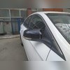 Накладки на зеркала Ford Mondeo 2007-2014 (ABS чёрный глянец) SD/SW