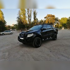 Рейлинги с поперечинами Ford Ranger 2006-2019 (чёрные)