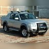 Рейлинги с поперечинами Ford Ranger 2006-2019 (серебристые)