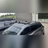 Поперечины, багажник на рейлинги Mazda CX-9 2016-2025 (аэродинамические, серебристые)