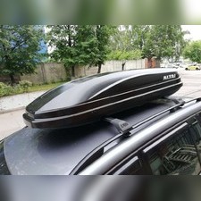 Бокс на крышу аэродинамический, черный "Altai" (одностороннее открытие,габариты 200х81х40 см) 450 л