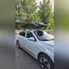 Бокс на крышу аэродинамический, черный "Altai" (одностороннее открытие,габариты 220х82х40 см) 510 л