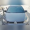 Накладки на зеркала Volkswagen Touran 2015-нв (ABS чёрный глянец)