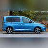 Рейлинги алюминиевые на Volkswagen Caddy V 2020-нв (чёрные)