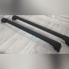 Багажник аэродинамический на интегрированные рейлинги BMW X5 (F15, G05) 2013+ (чёрный с замком)