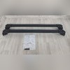Багажник аэродинамический на интегрированные рейлинги BMW X5 (F15, G05) 2013+ (чёрный с замком)