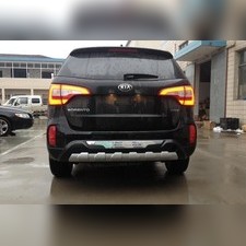 Накладка на задний бампер Kia Sorento 2013-2015 (OEM)