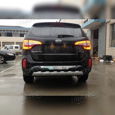 Накладка на задний бампер Kia Sorento 2013-2015 (OEM)