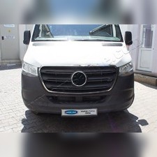 Окантовка решетки радиатора Mercedes Sprinter W907 (нержавеющая сталь) 4 шт.