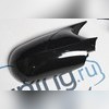 Накладки на зеркала Fiat Albea 2002 - 2012 для модели седан (ABS чёрный глянец)