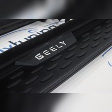 Комплект порогов Geely Monjaro 2021-нв (копия оригинала - OEM STYLE)