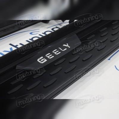 Комплект порогов Geely Monjaro 2021-нв (копия оригинала - OEM STYLE)