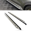 Комплект порогов Haval H3 2024+ (копия оригинала - OEM STYLE) Серебристые