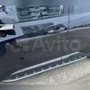 Комплект порогов Geely Atlas 2024+ серебро (копия оригинала - OEM STYLE)