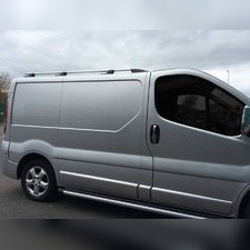 Рейлинги Renault Trafic II 2001-2014 (серые) Короткая база