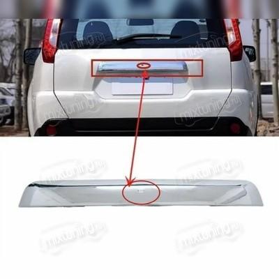 Накладка над номером на крышку багажника Nissan X-Trail T31 2008-2013 (с чип ключом)