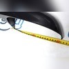 Накладки на зеркала Kia Rio 3 2011-2017 (ABS чёрный глянец)