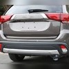 Накладка на нижнюю кромку крышки багажника Mitsubishi Outlander 2012-2018 (нержавеющая сталь)
